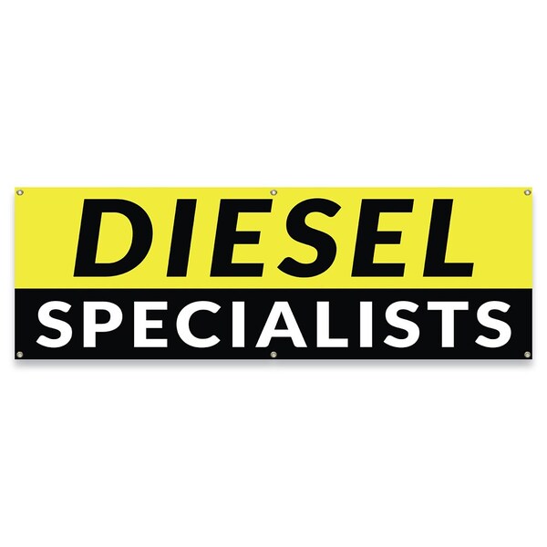 Diesel Specialists Banner Concession Stand Food Truck Single Sided